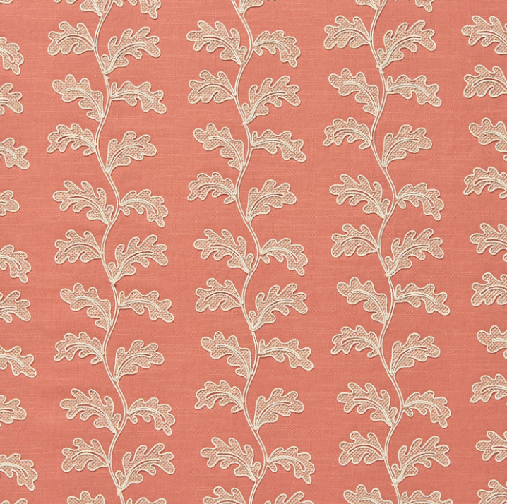 Soft Coral - Helena by Linwood - Curtains & Roman Blinds