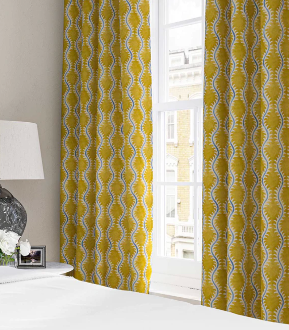 Soleil - Helter Skelter Fabric Linwood 100% Linen curtains