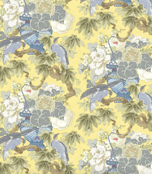Sorbet - The Royal Garden Fabric Linwood 100% Linen