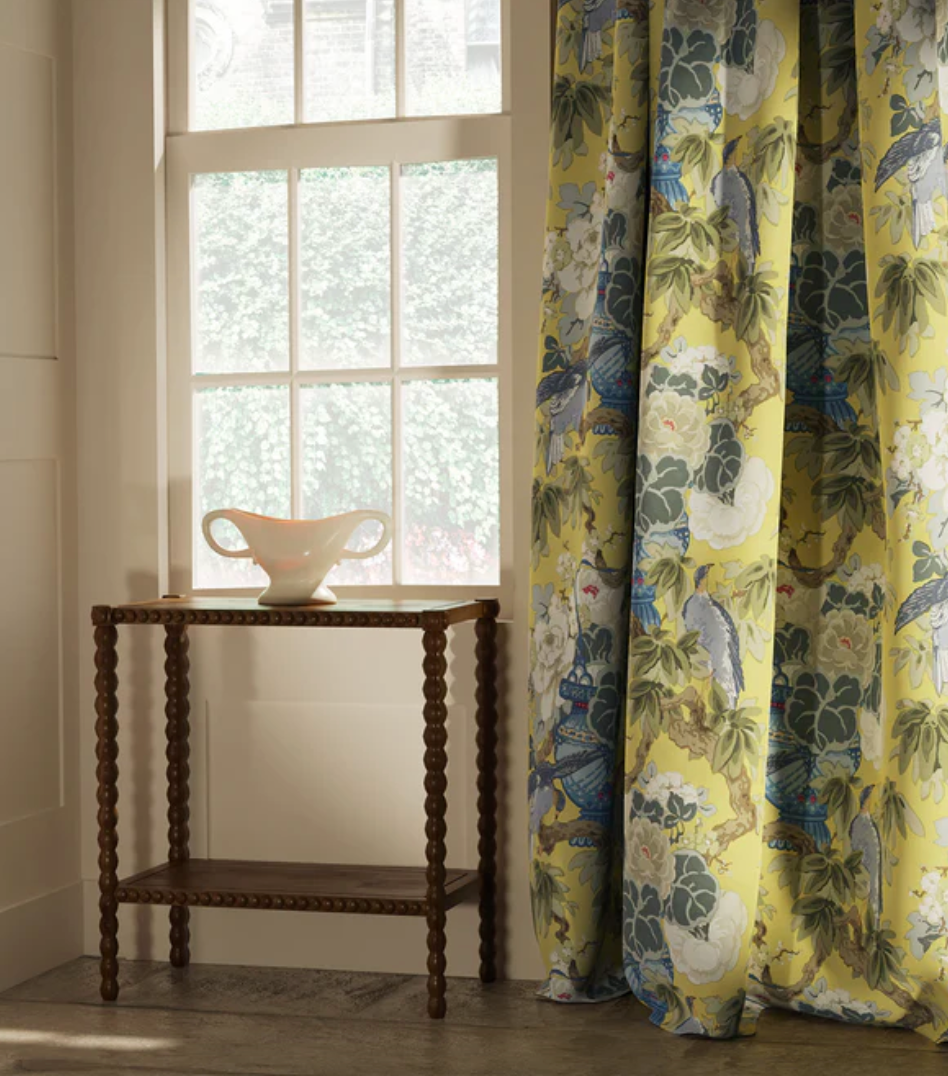 Sorbet - The Royal Garden Fabric Linwood 100% Linen curtain