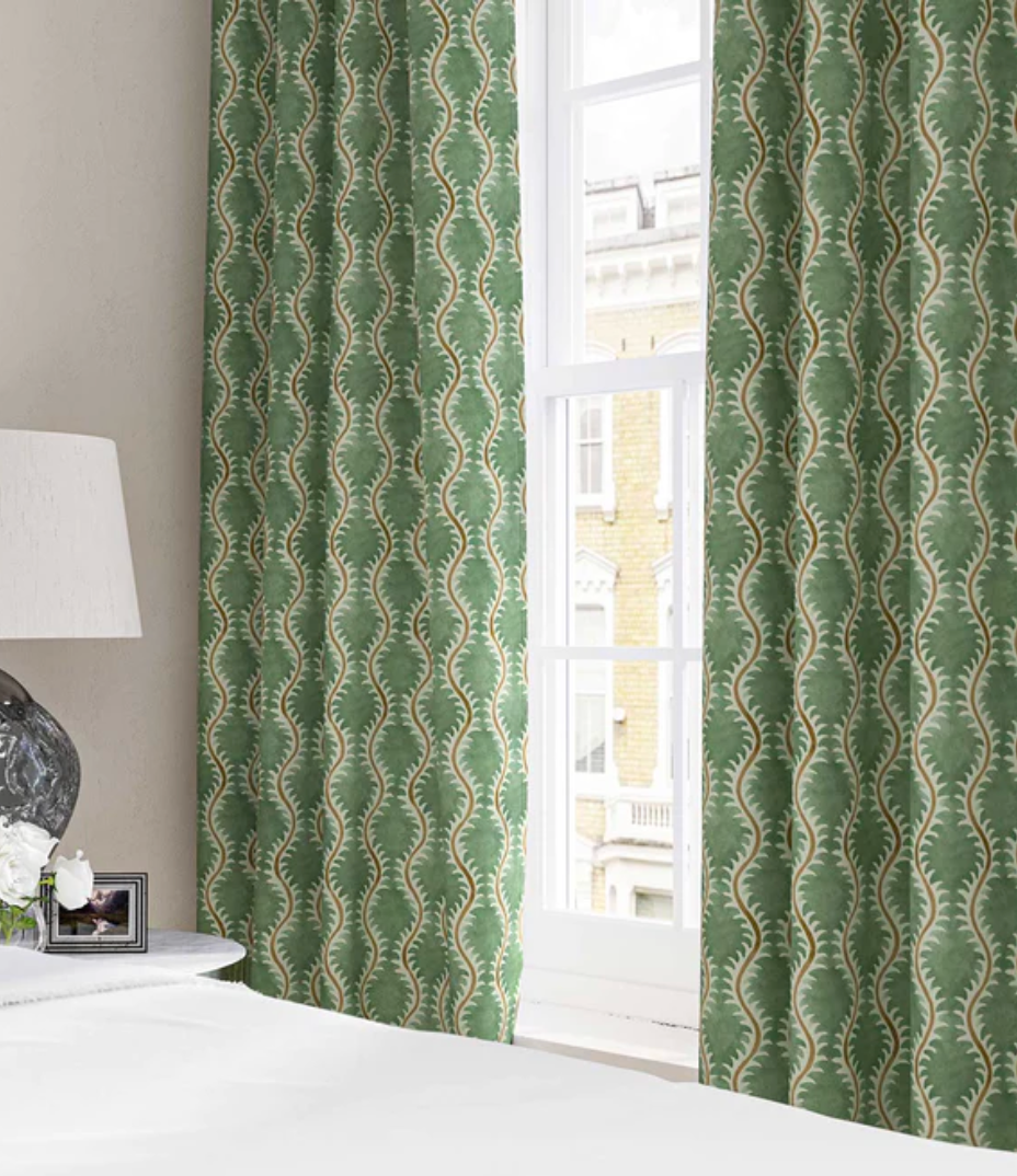 Sprig - Helter Skelter Fabric Linwood 100% Linen curtains