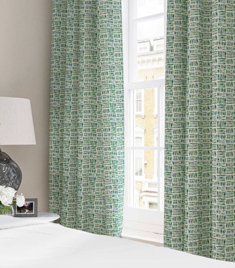 St Tropez - Big Top Fabric Linwood 100% Linen curtains