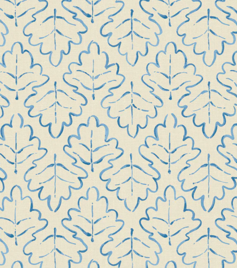 Summer Sky - Maze Fabric Linwood 100% Linen