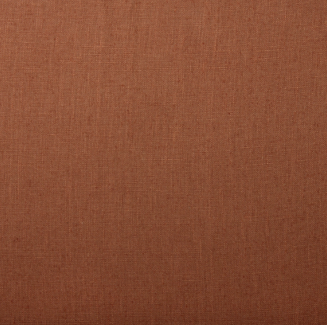Terracotta - Marietta Linen by Linwood - fabric