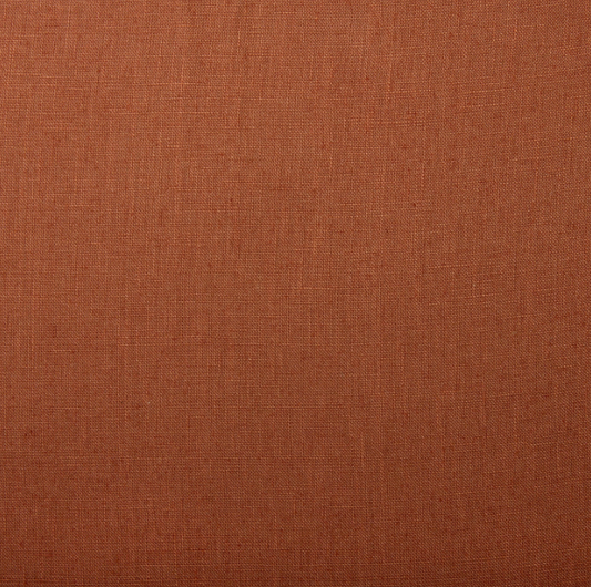 Terracotta - Marietta Linen by Linwood - fabric