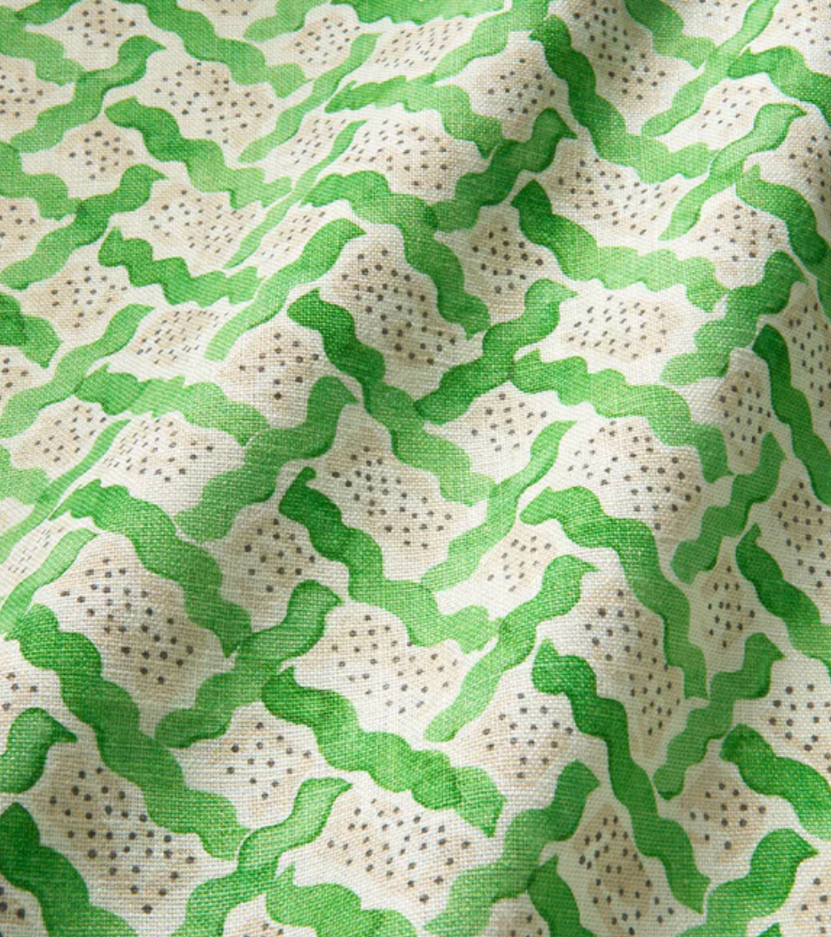 Village Green - Maypole Fabric Linwood 100% Linen