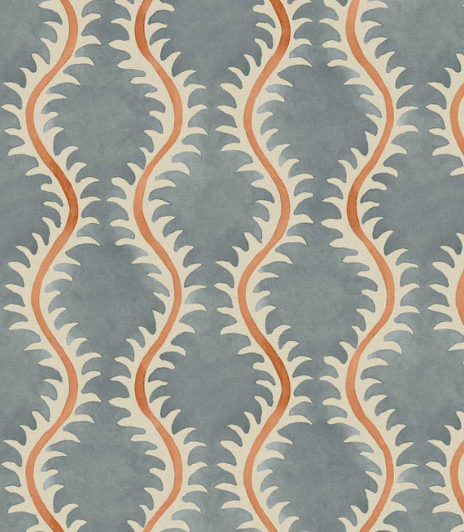Volcano - Helter Skelter Fabric Linwood 100% Linen