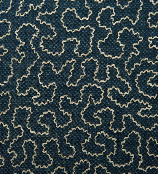 Indigo - Wiggle by Linwood - Fabric, Curtains, Roman Blinds