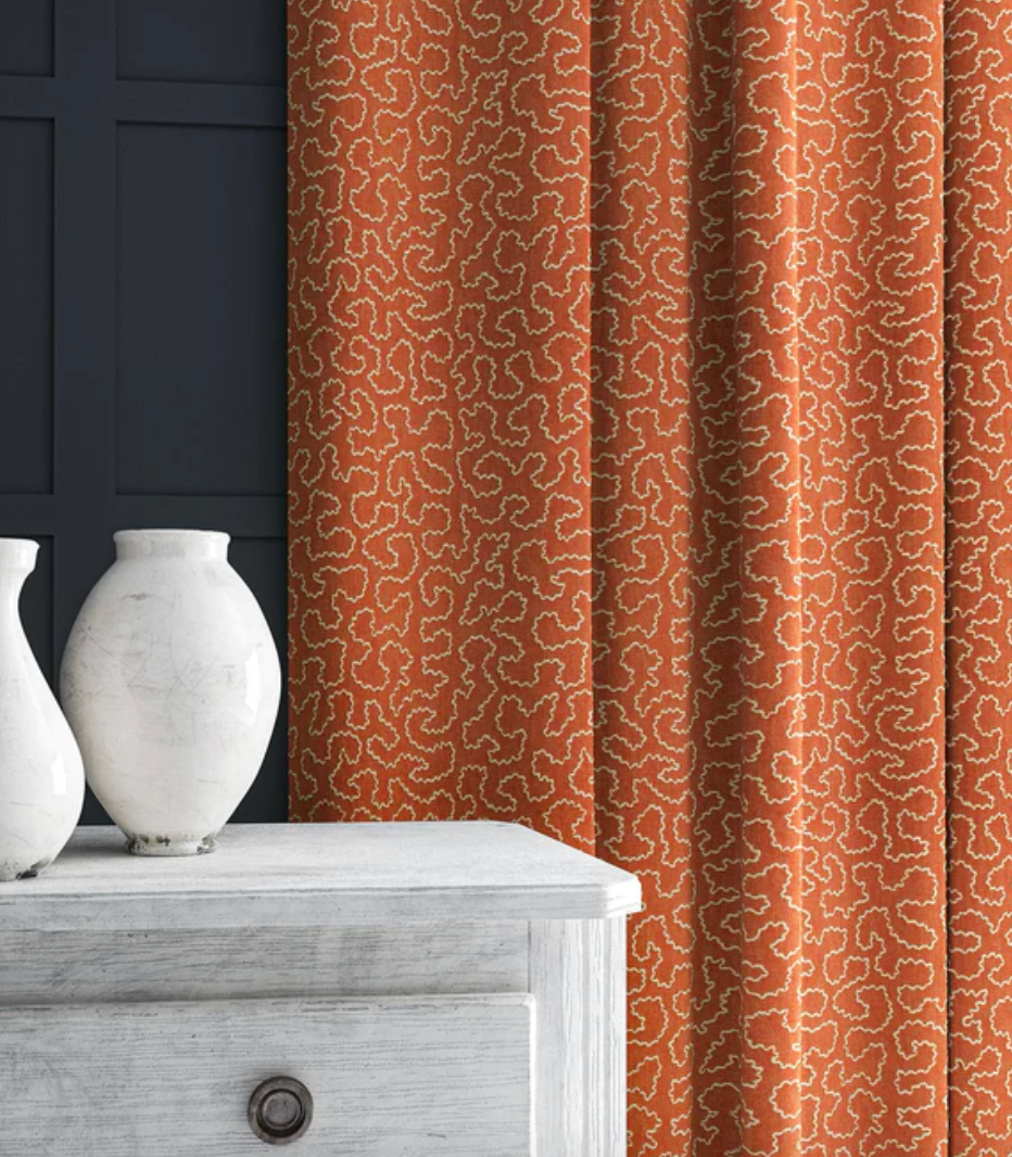 Marmalade - Wiggle by Linwood - Fabric, Curtains, Roman Blinds curtain