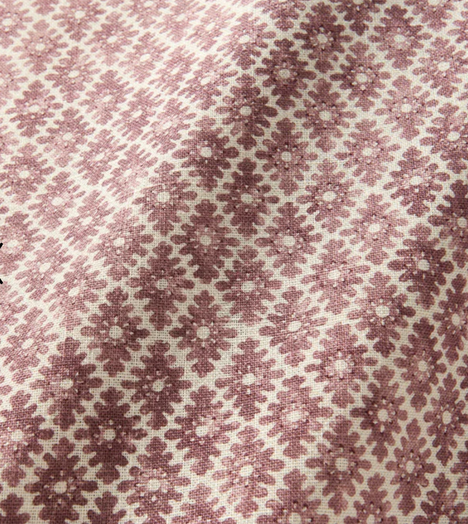 Wine - Ashfield Fabric Linwood 100% Linen