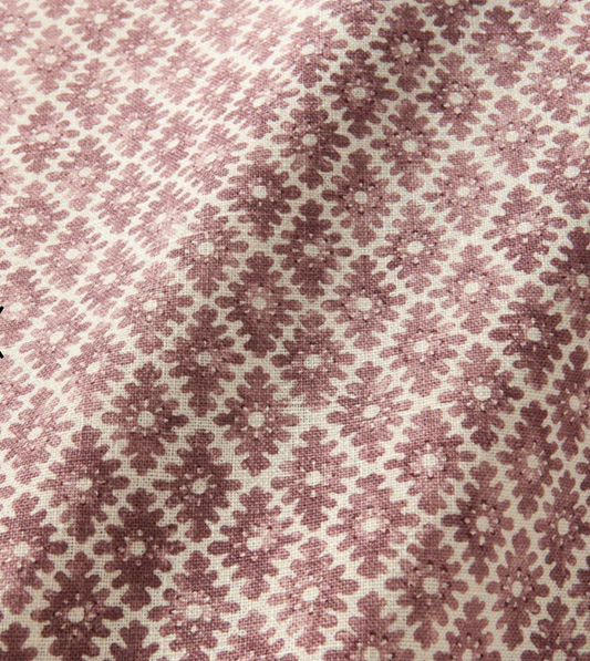 Wine - Ashfield Fabric Linwood 100% Linen