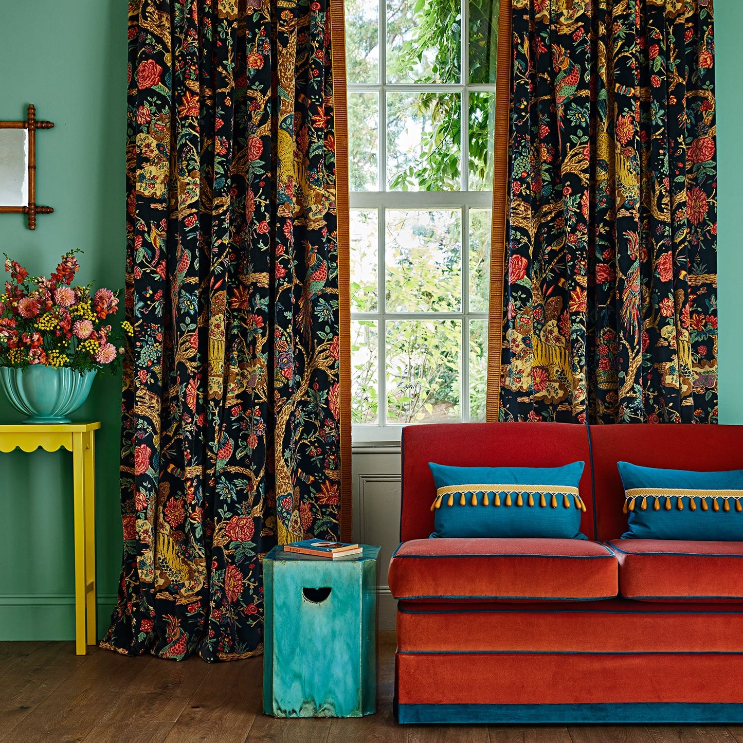 Linwood Wild Midnight Made to Measure Curtains