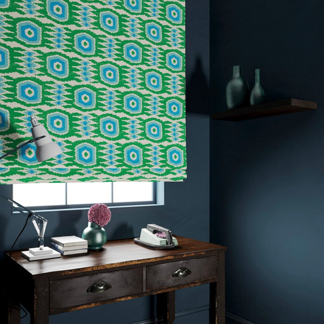 Linwood Casper Seagreen FR Made to Measure Curtains