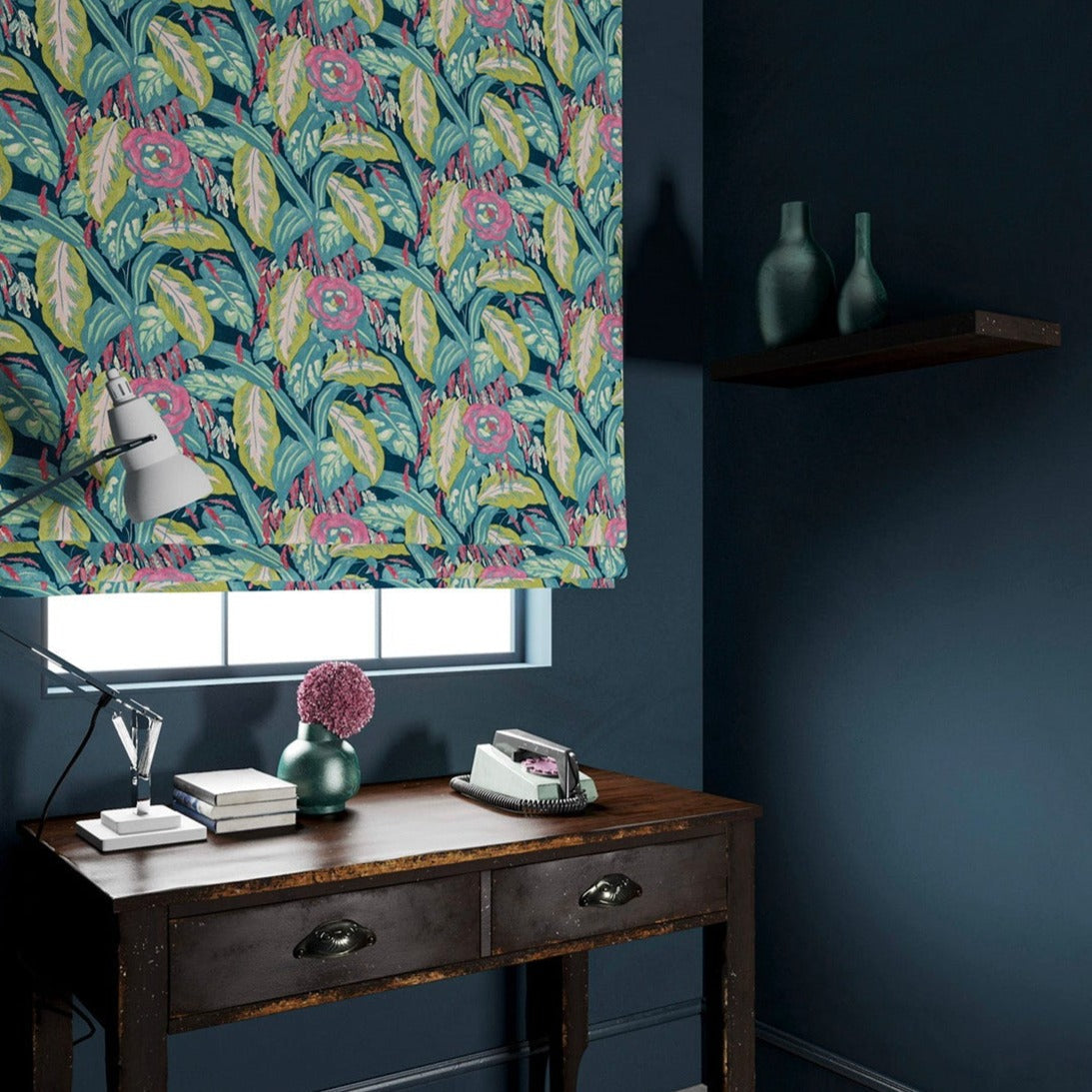 Linwood Les Fauves Cerulean FR Made to Measure Curtains