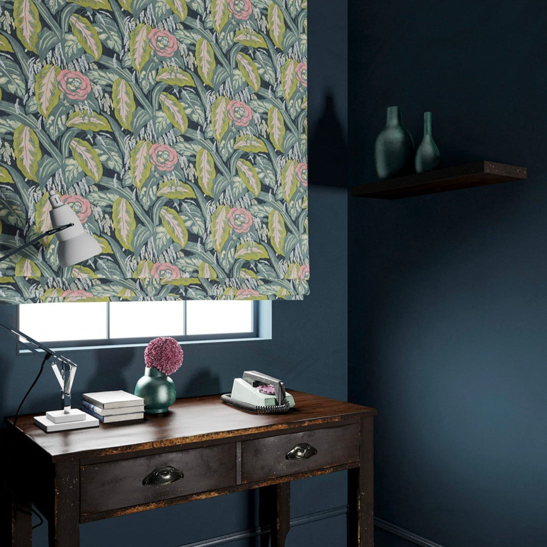 Linwood Les Fauves Charcoal FR Made to Measure Curtains