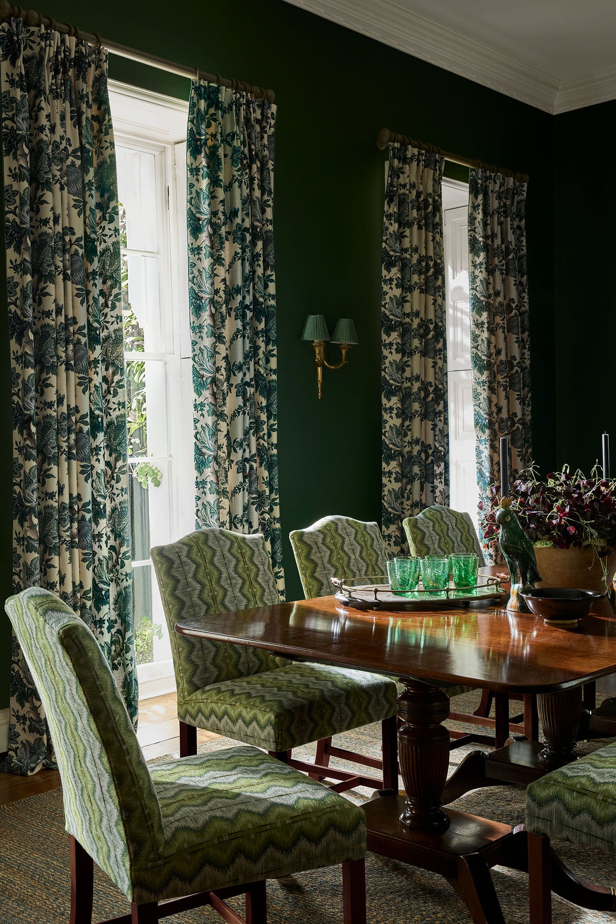 James Hare Mirage Green Made to Measure Roman Blinds