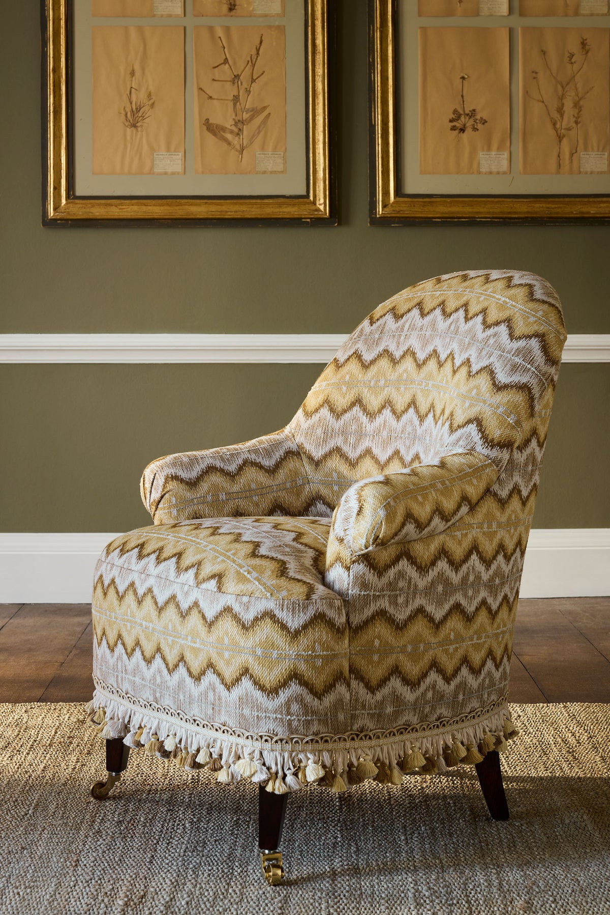 James Hare Mirage Golden Made to Measure Curtains