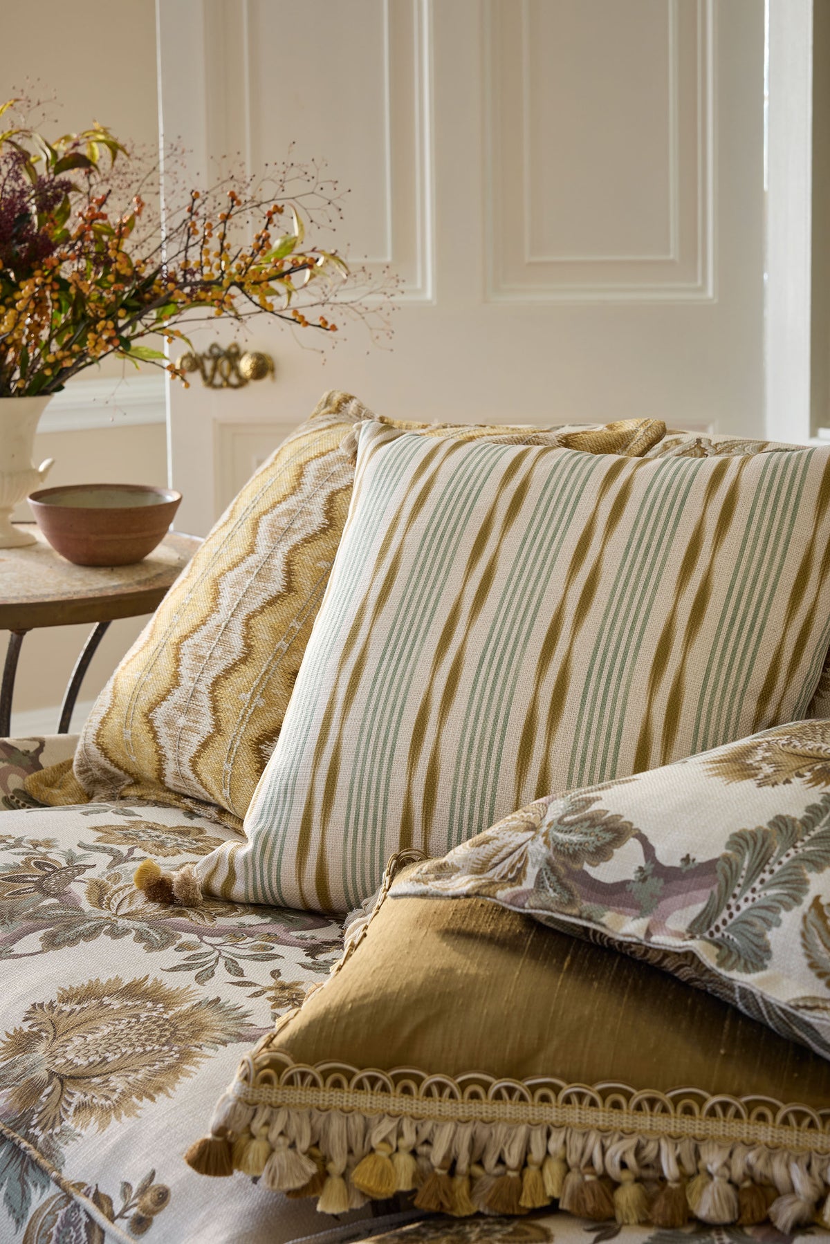 James Hare Mirage Golden Made to Measure Curtains