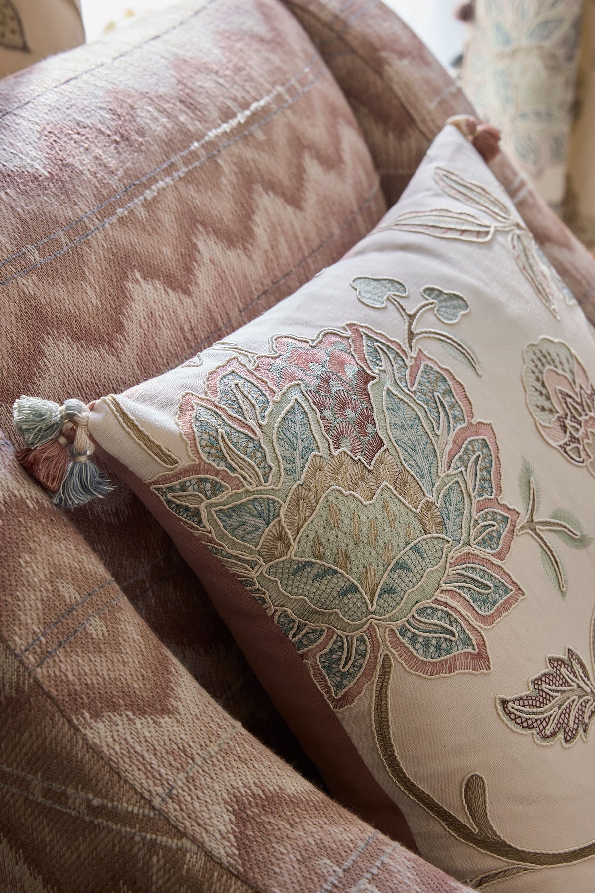 James Hare Mirage Pink Made to Measure Curtains