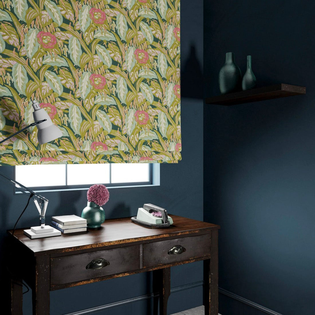 Linwood Les Fauves Olive FR Made to Measure Curtains