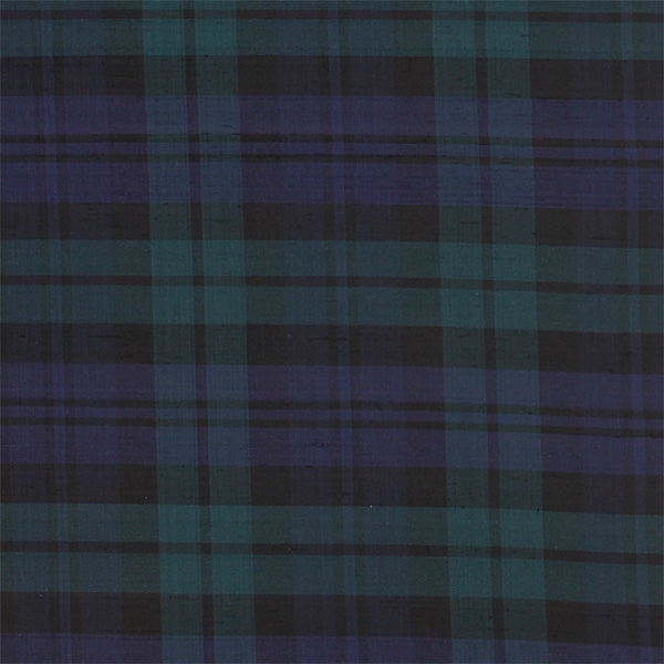 James Hare Tartan Silk Black Watch Made to Measure Curtains