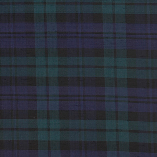 James Hare Tartan Silk Black Watch Made to Measure Curtains