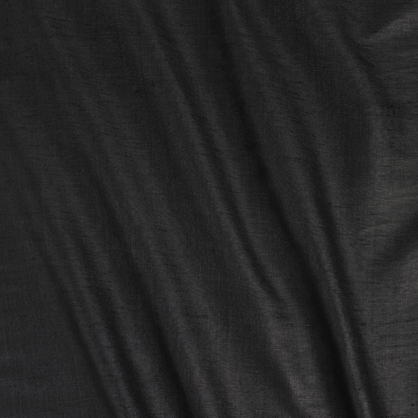James Hare Vienne Silk Black Made to Measure Roman Blinds