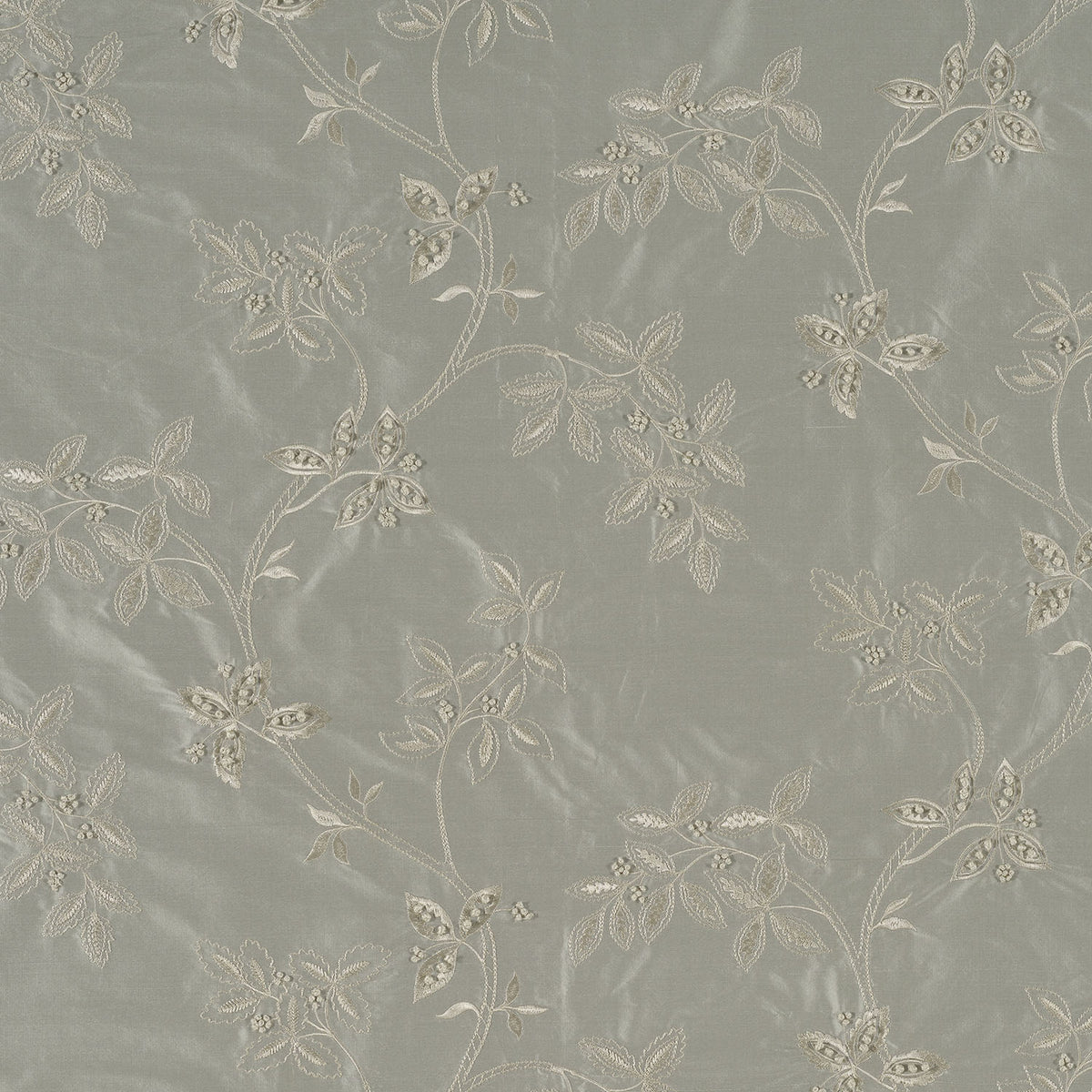 James Hare Trailing Tree French Grey Made to Measure Curtains