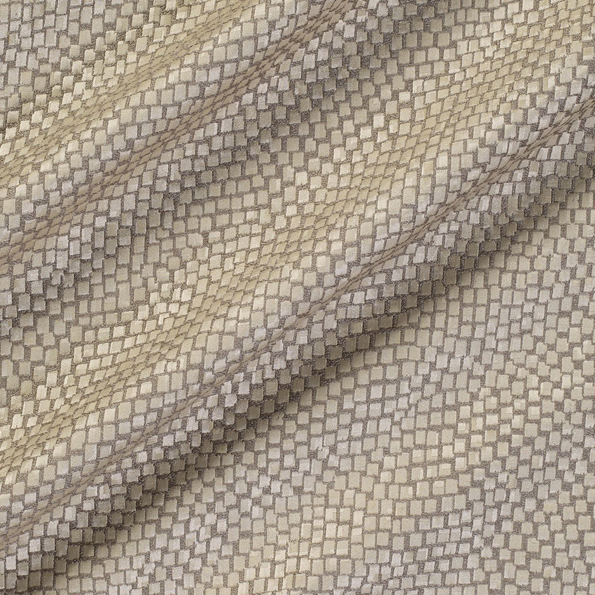 James Hare Tesserae Silk Porcelain Made to Measure Curtains