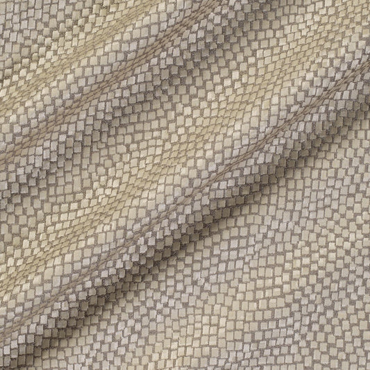 James Hare Tesserae Silk Porcelain Made to Measure Roman Blinds