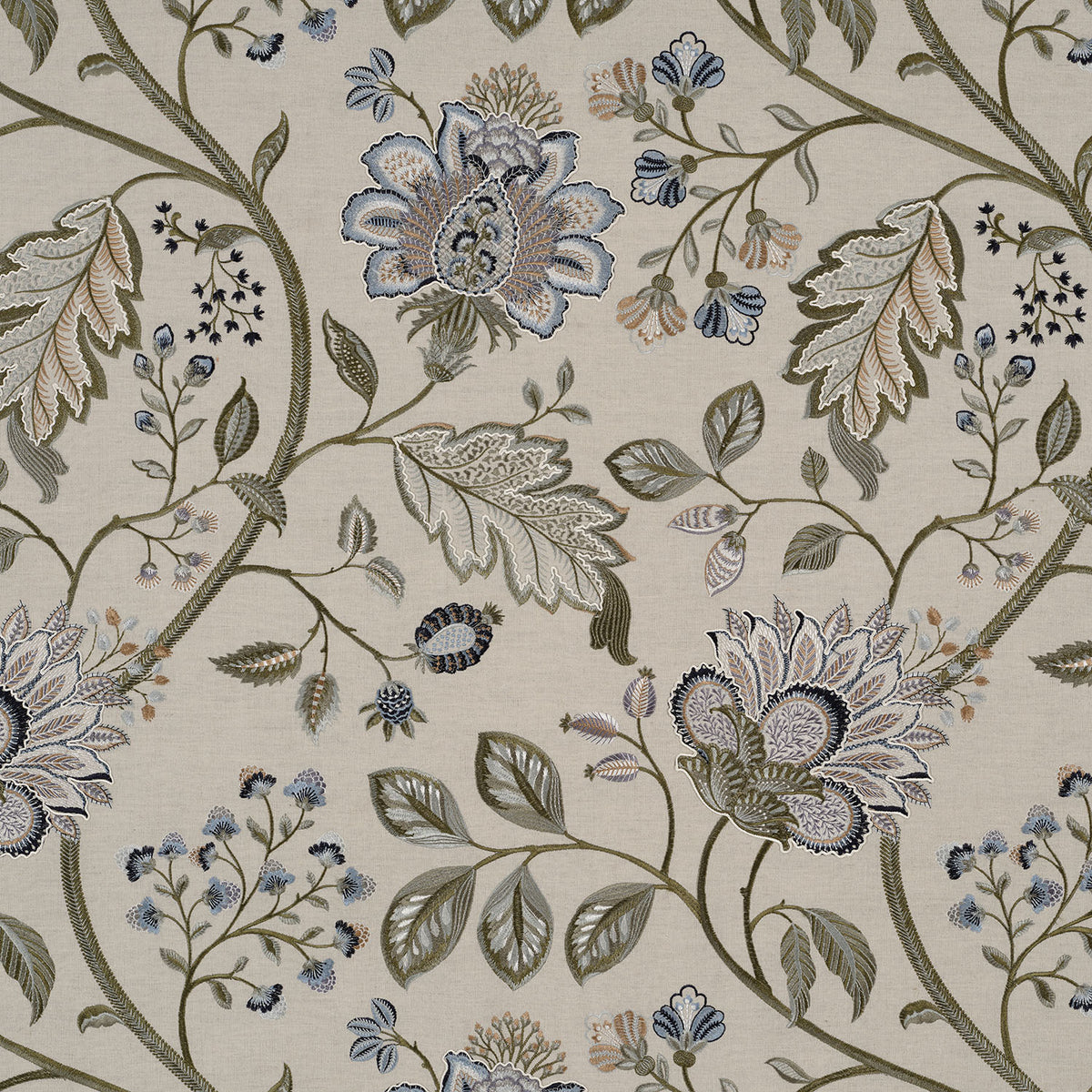 James Hare Shalimar Blue/Green Made to Measure Curtains