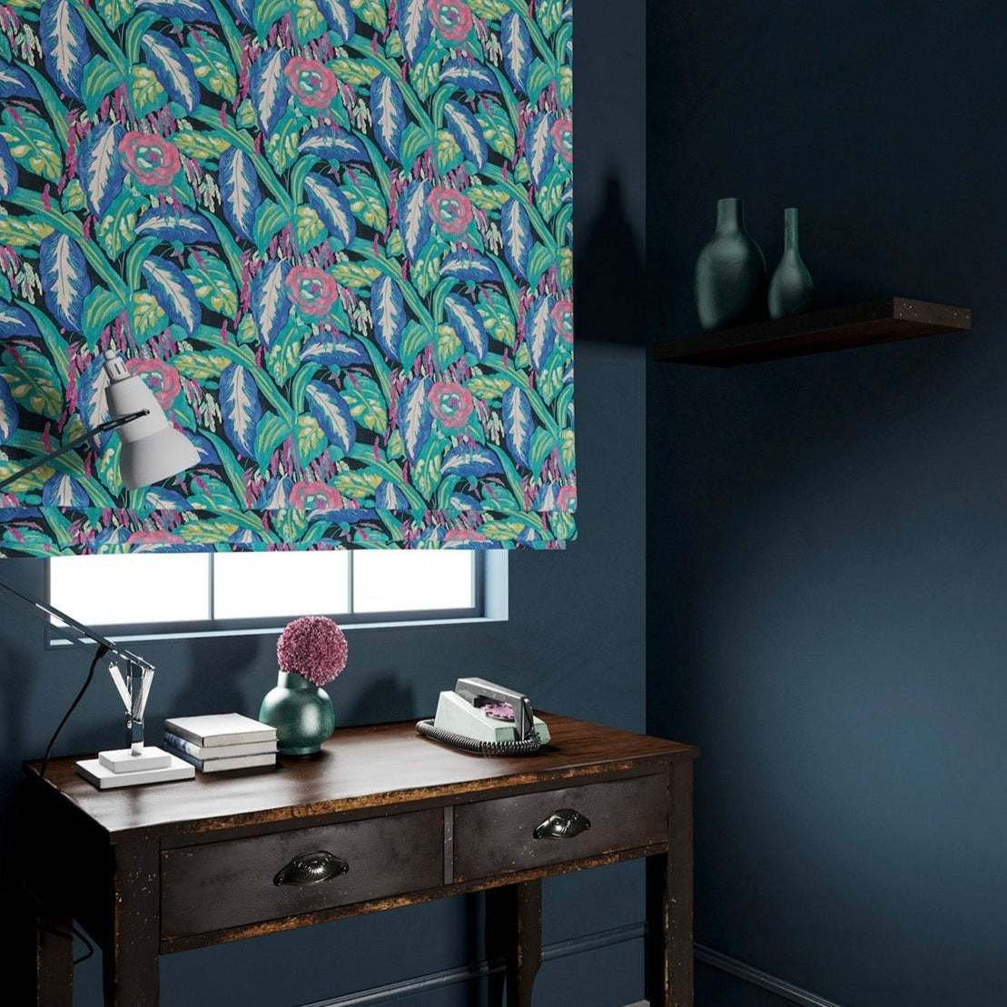 Linwood Les Fauves Peacock FR Made to Measure Curtains