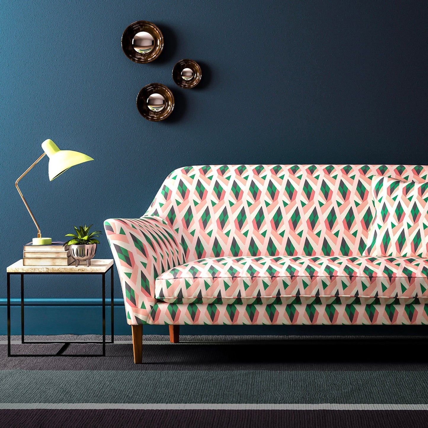Linwood Neo Melon FR Made to Measure Curtains