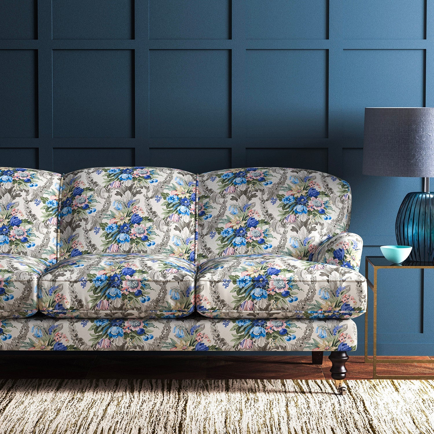 Linwood Wakehurst Velvet Pastel FR Made to Measure Curtains