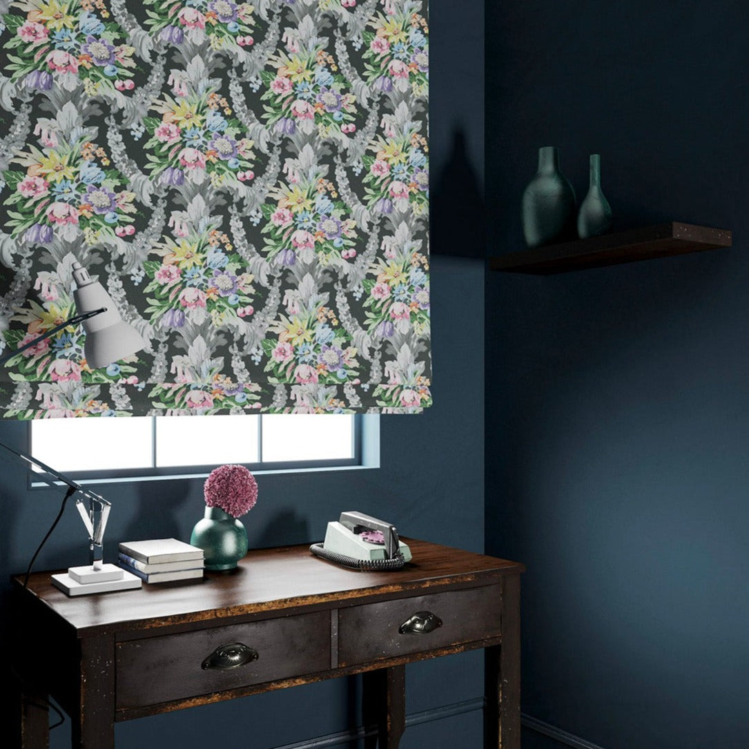 Linwood Wakehurst Velvet Midnight FR Made to Measure Curtains