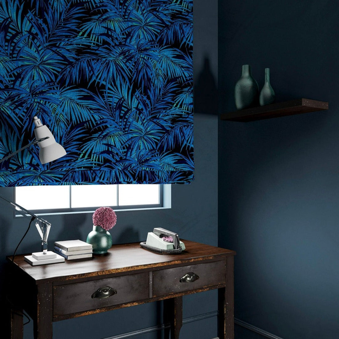 Linwood Butterfly Palm Electric FR Made to Measure Curtains