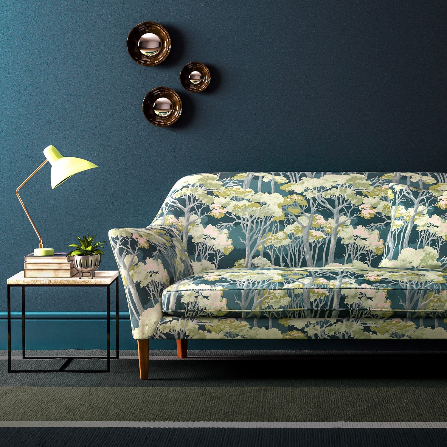 Linwood Arboreal Dusk FR Made to Measure Curtains