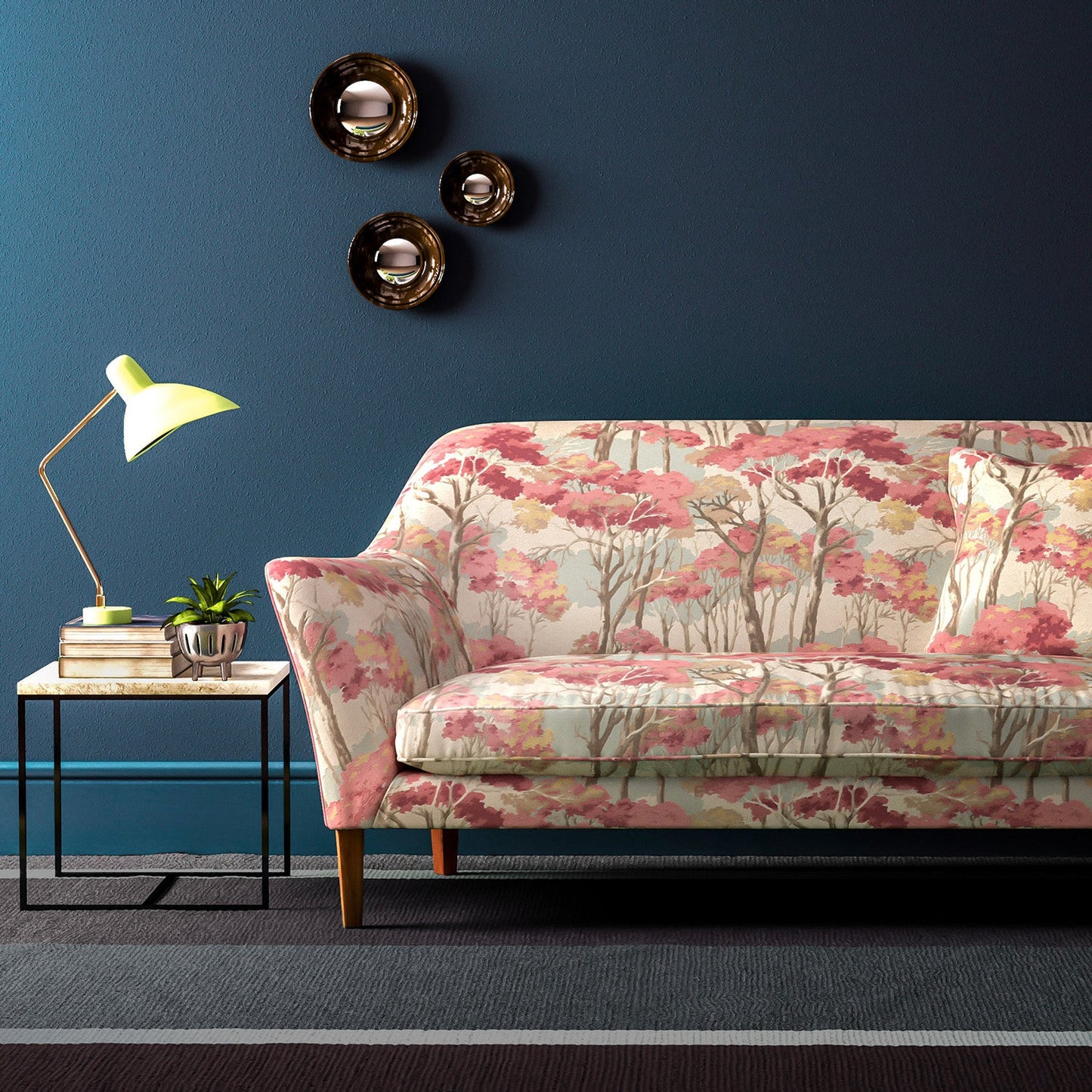 Linwood Arboreal Cloud FR Made to Measure Curtains