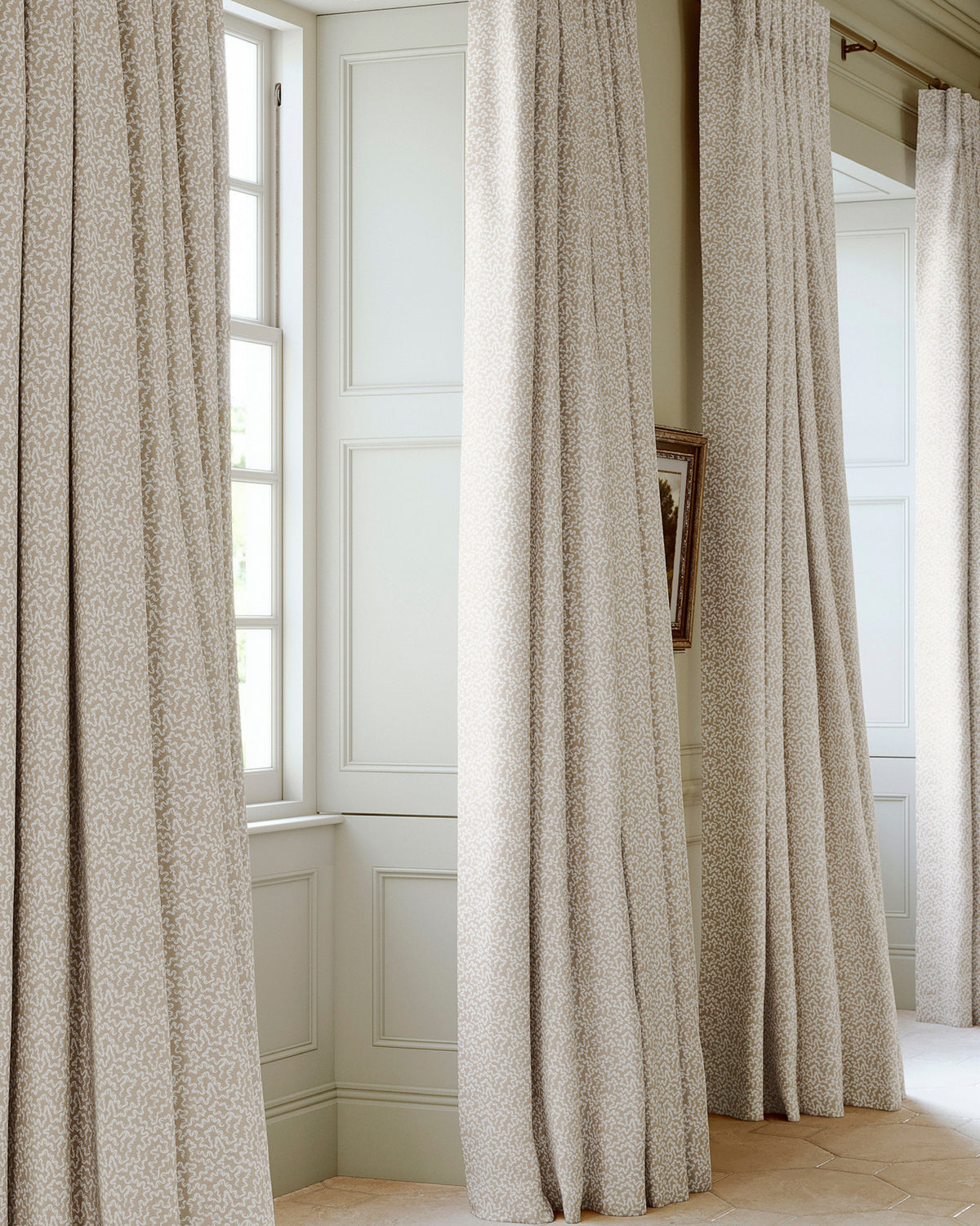 James Hare Lamerie Vermicelli Mineral Made to Measure Curtains