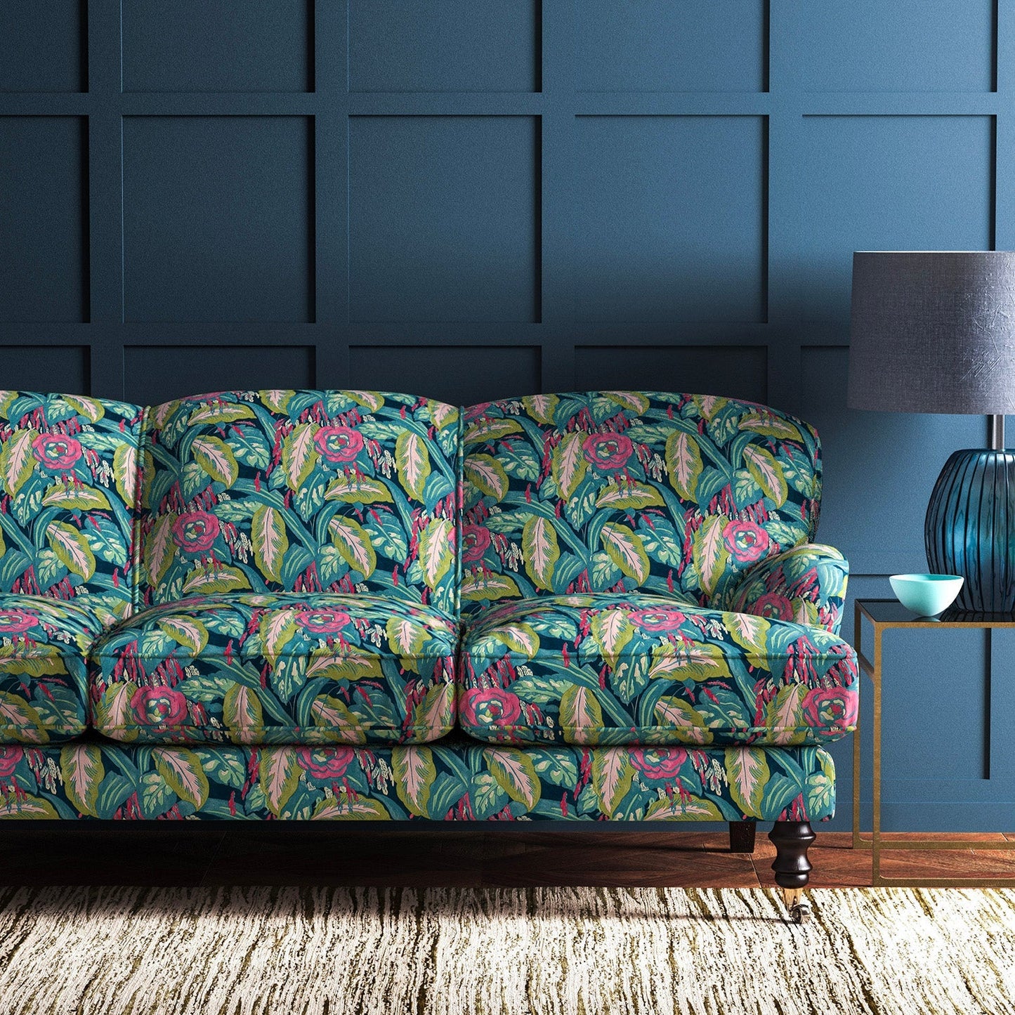 Linwood Les Fauves Cerulean FR Made to Measure Curtains