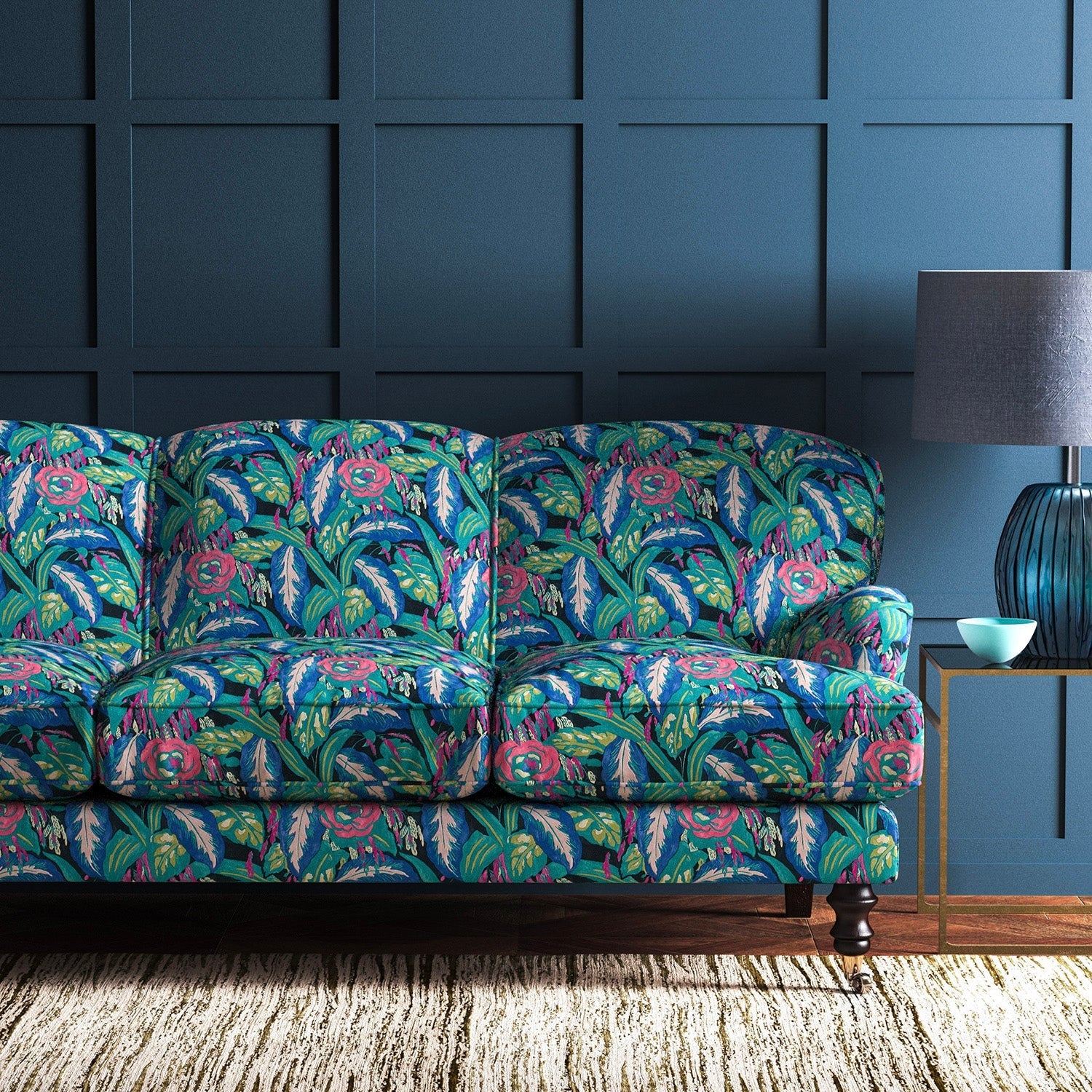 Linwood Les Fauves Peacock FR Made to Measure Curtains