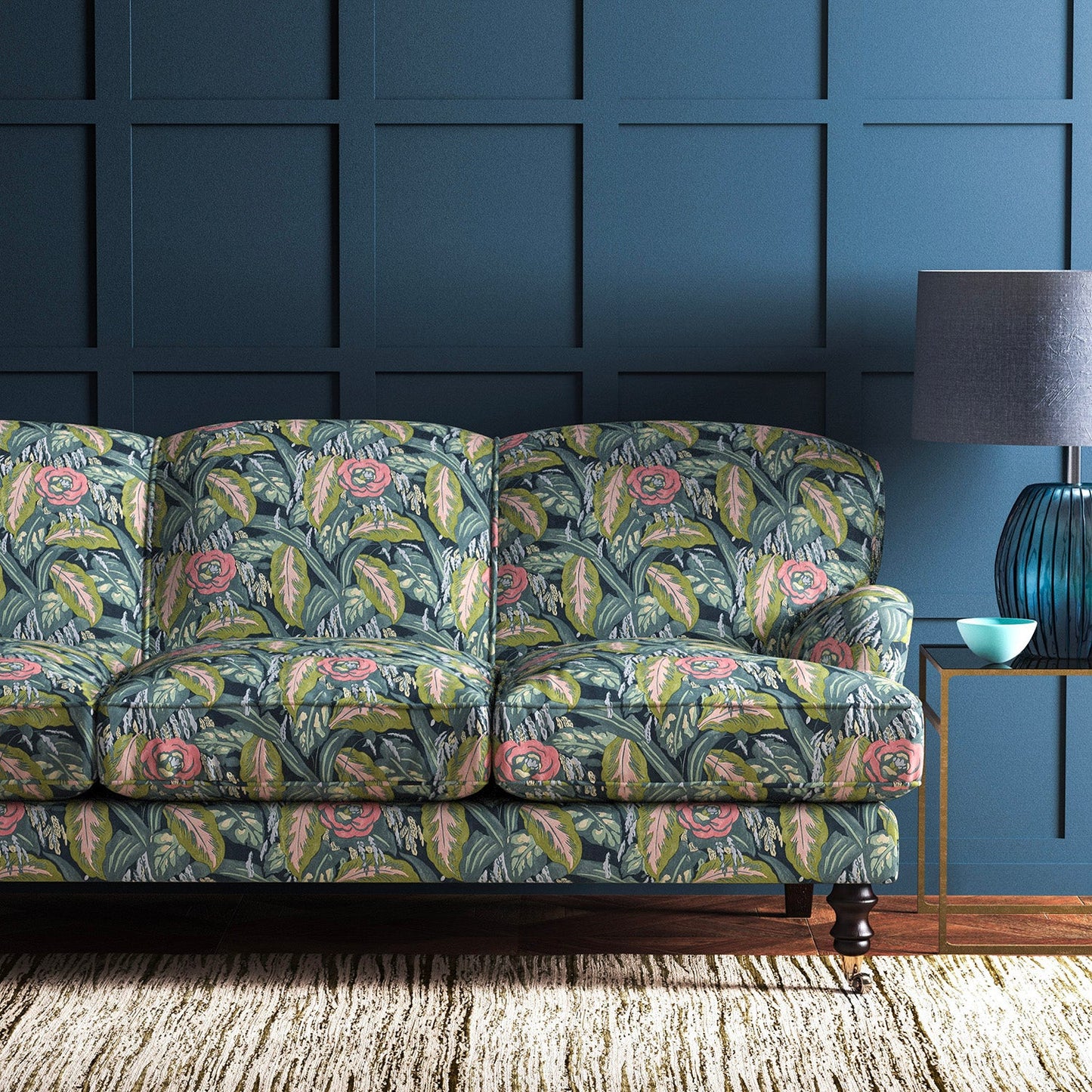 Linwood Les Fauves Charcoal FR Made to Measure Curtains