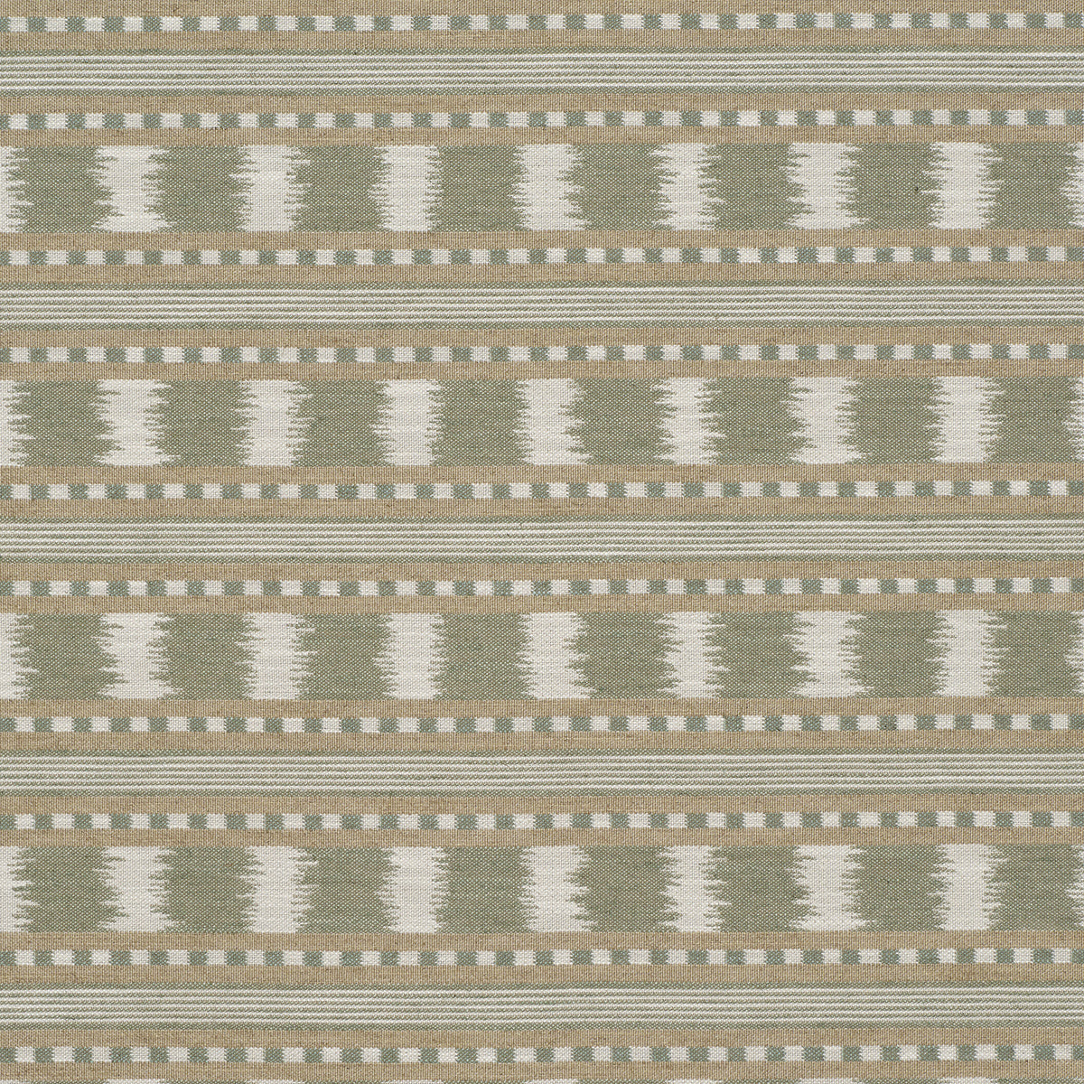 James Hare Paxton Green/Natural Made to Measure Roman Blinds