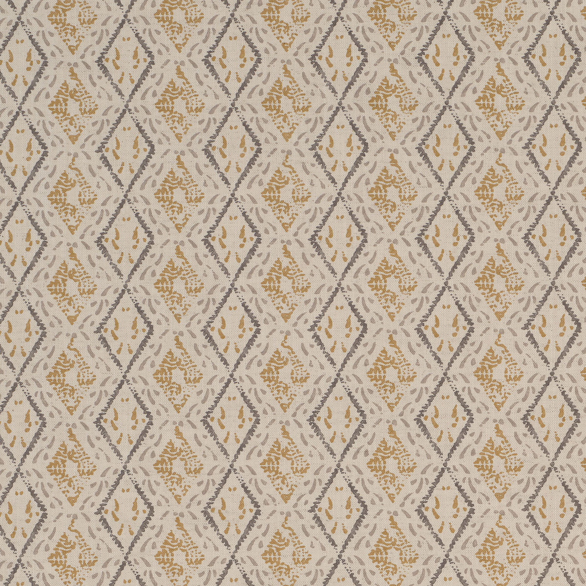 James Hare Dacca Grey/Gold Made to Measure Roman Blinds