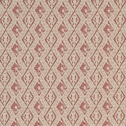 James Hare Dacca Red/Pink Made to Measure Curtains