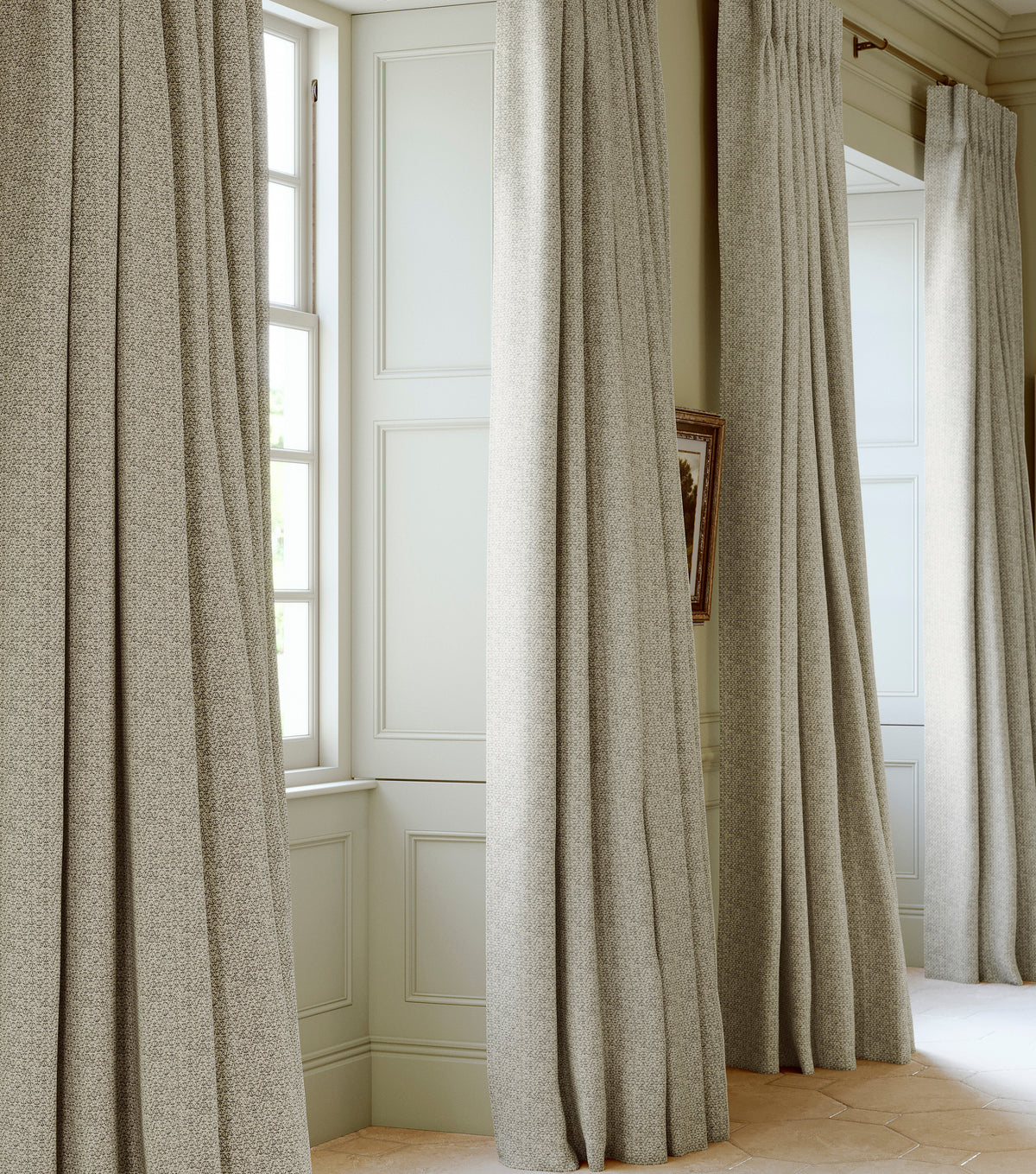 James Hare Flori Storm Made to Measure Curtains