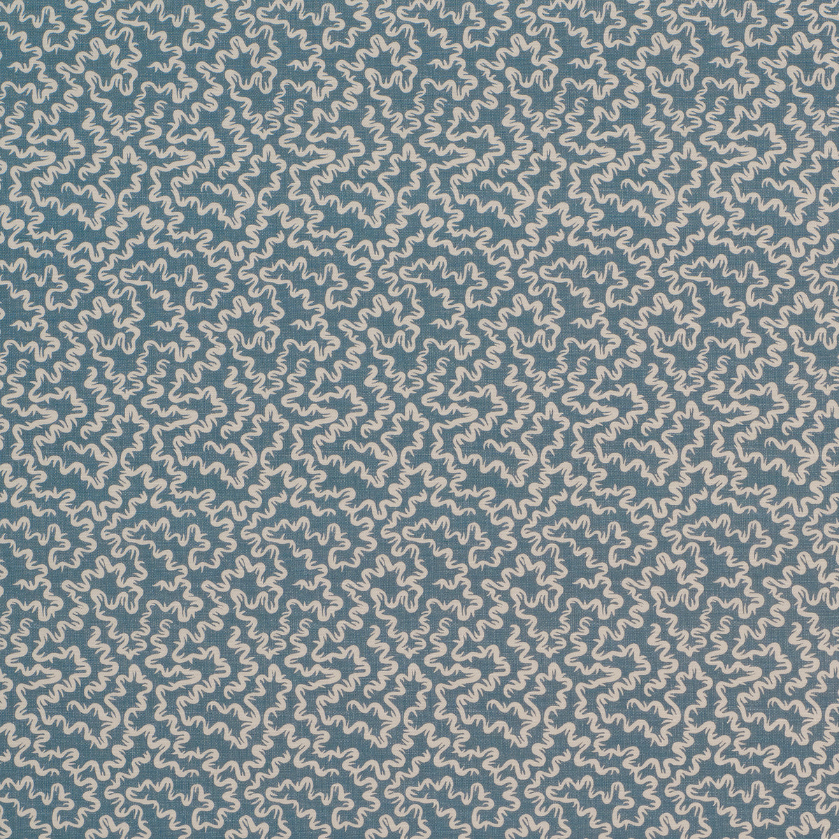 James Hare Lamerie Vermicelli Victoria Blue Made to Measure Roman Blinds