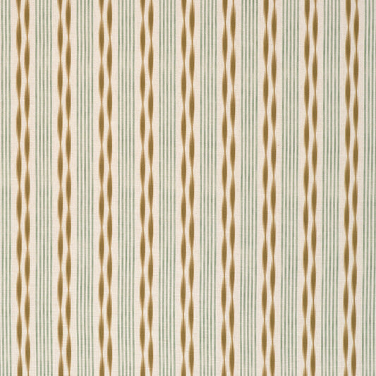 James Hare Aura Stripe Golden Alfresco Made to Measure Roman Blinds