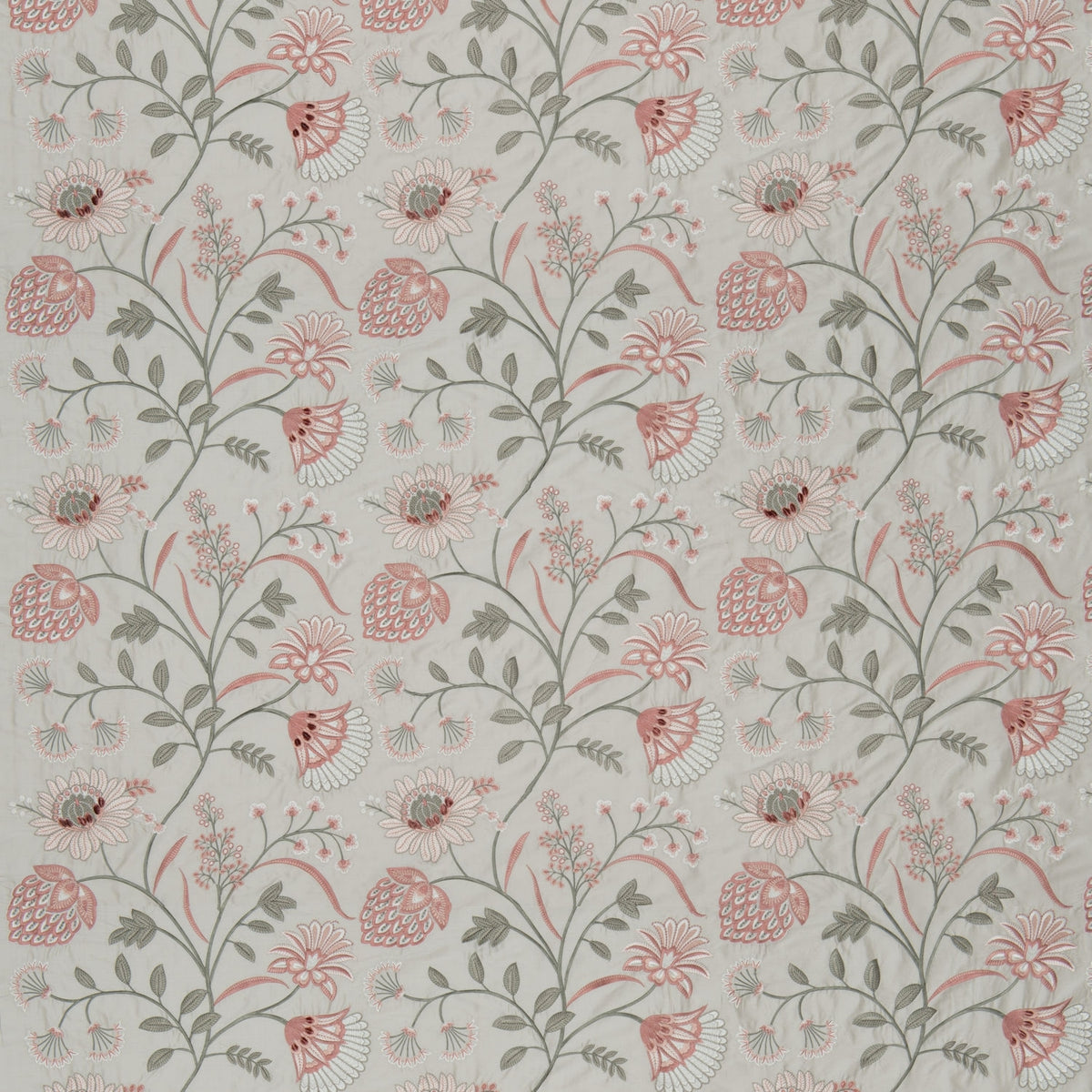 James Hare Siam Silk Rice Paper/Dusky Rose Made to Measure Roman Blinds