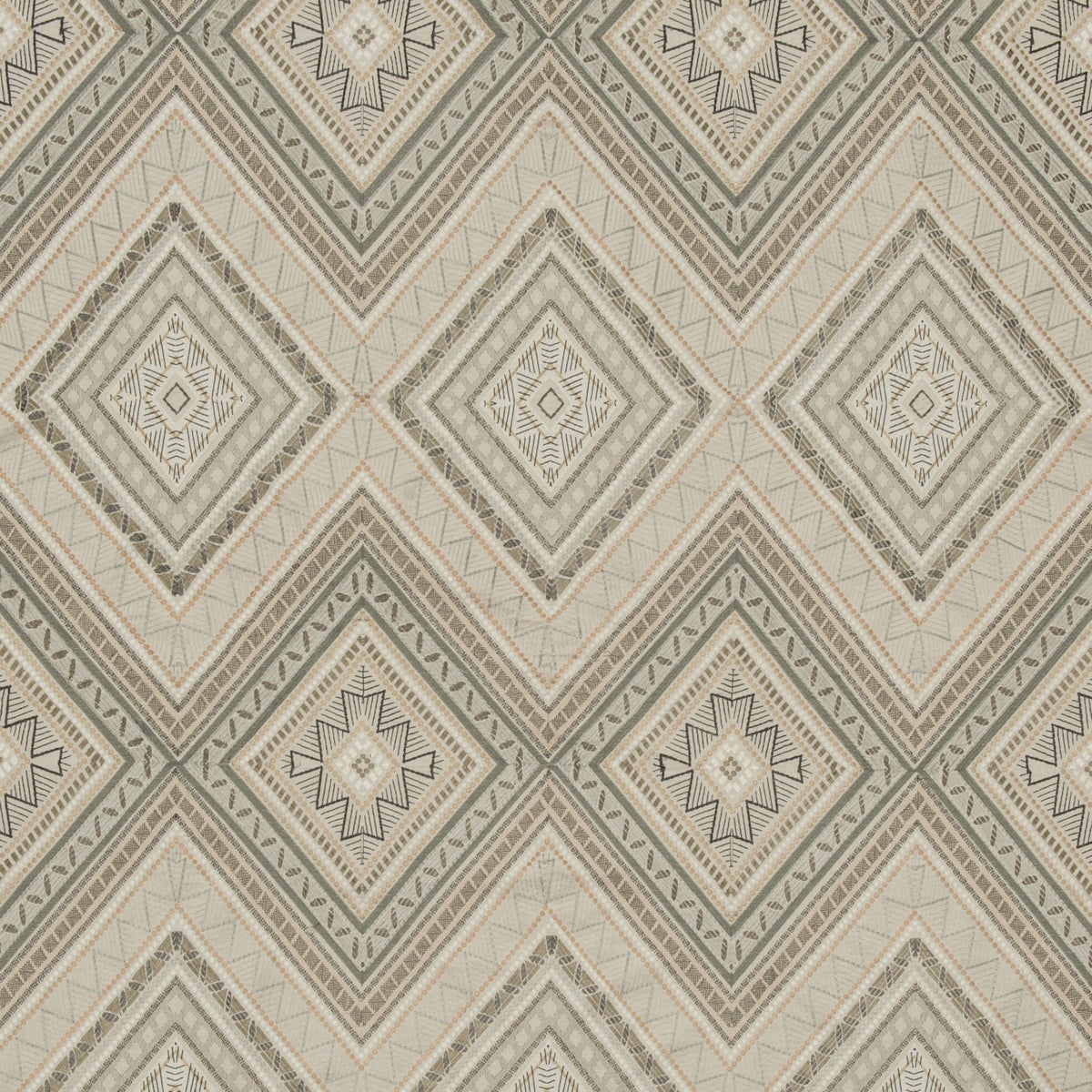 James Hare Fuji Natural/Slate Made to Measure Curtains